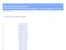Tablet Screenshot of nj-municipal-courts.com